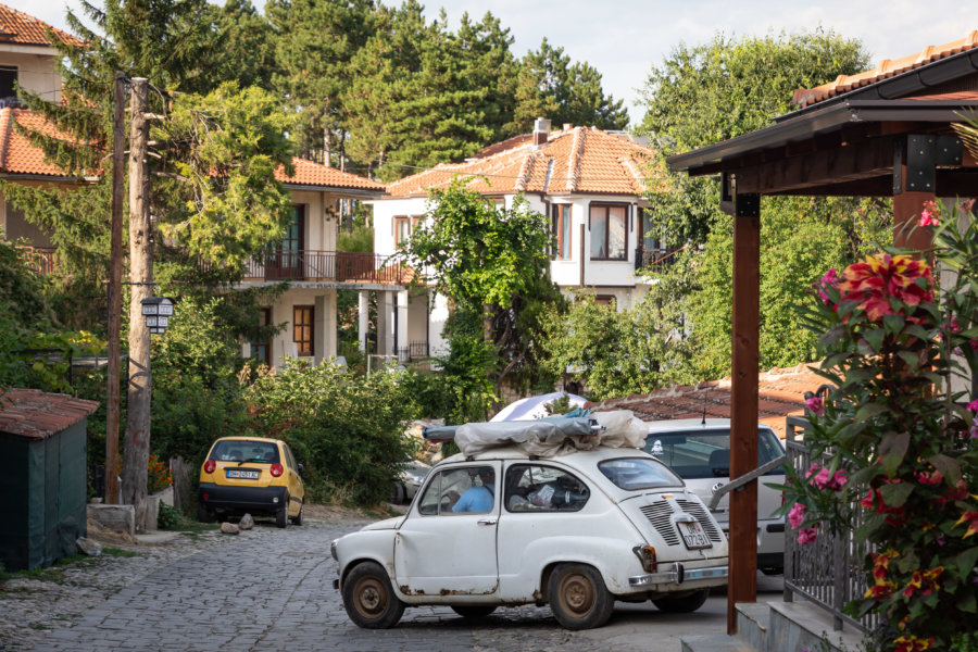 Rues perchées à Ohrid