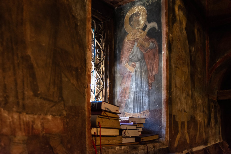 Intérieur du monastère de Saint-Naum