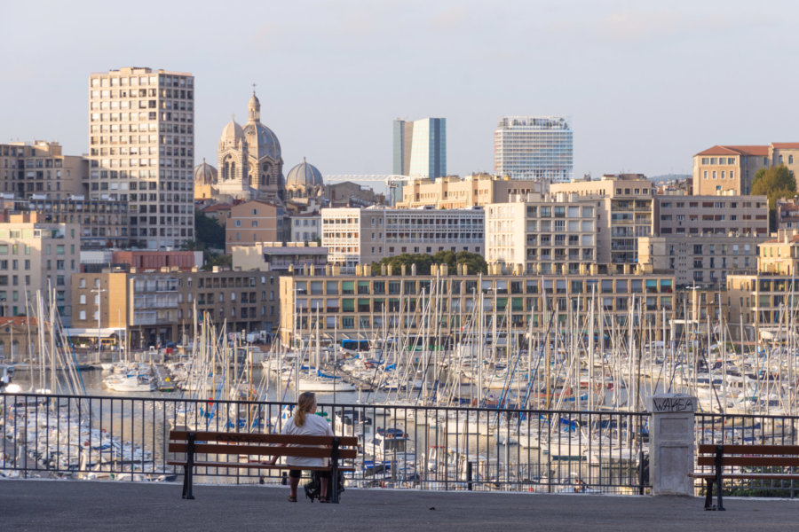 Vue sur Marseille depuis Saint-Victor