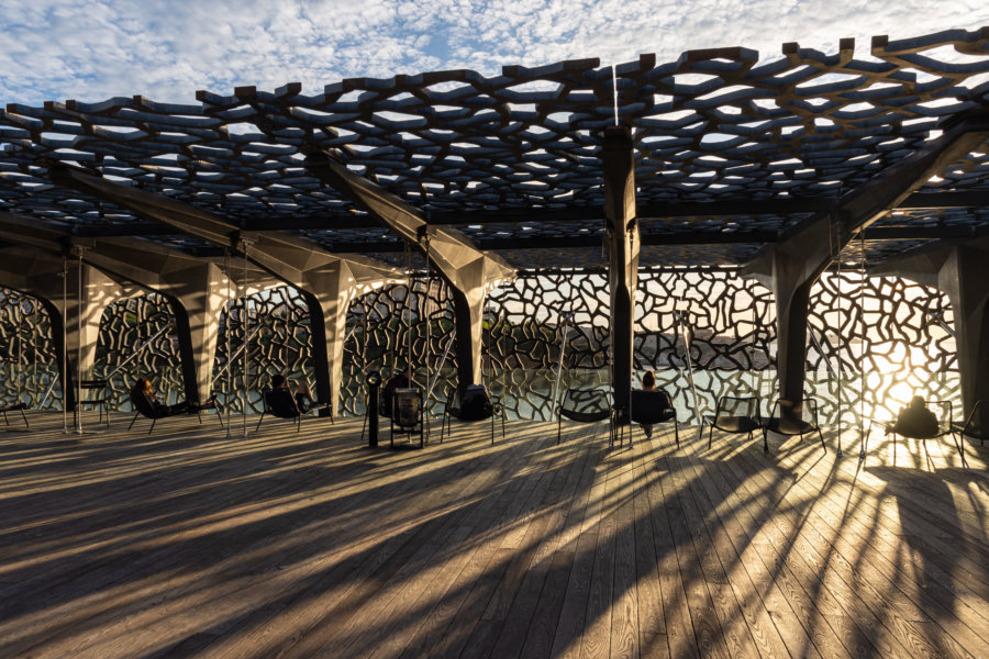 Terrasse du Mucem à Marseille