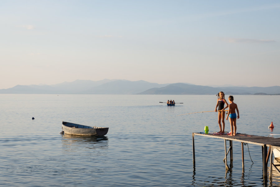 Trpeytsa au lac d'Ohrid, Macédoine