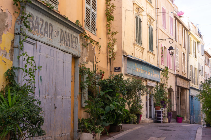 Vieux quartier du panier à Marseille