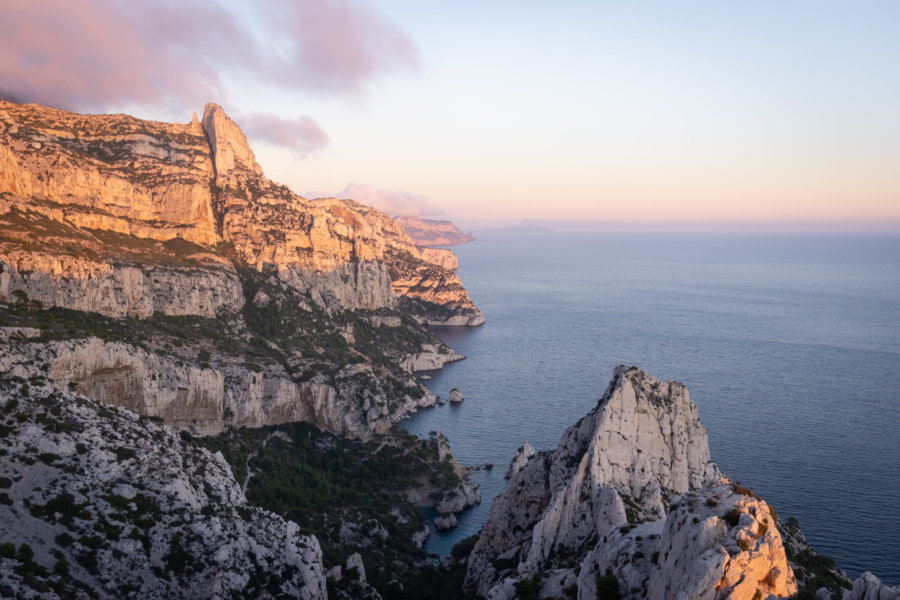 Coucher de soleil au belvédère de Sugiton