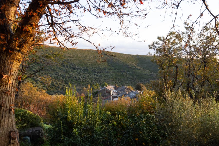 Cagnano, village corse à l'automne