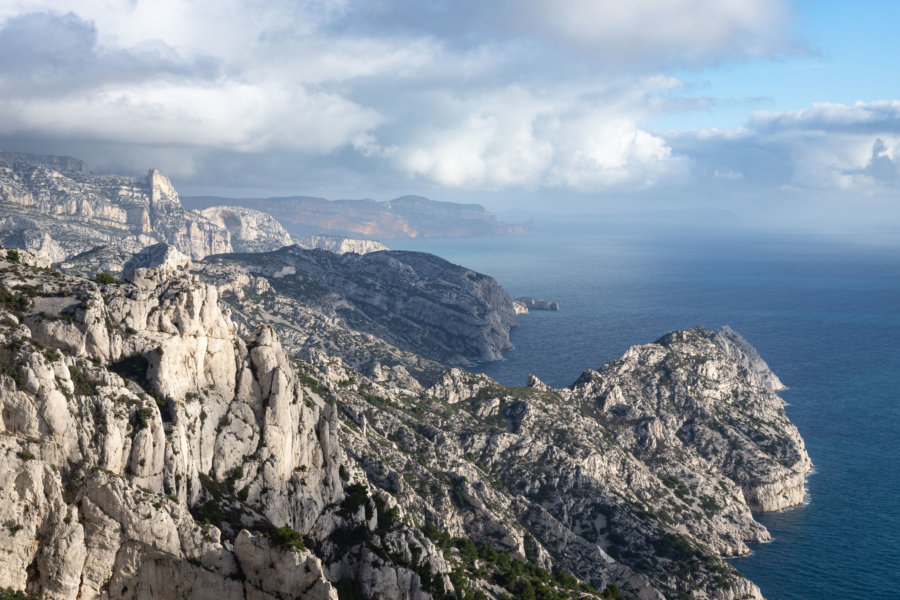 Les calanques de Marseille en hiver