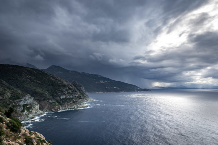 Cap Corse : tempête d'automne