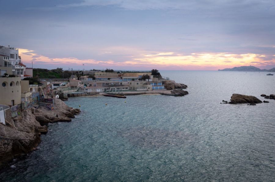 Vue sur Marseille depuis la Corniche