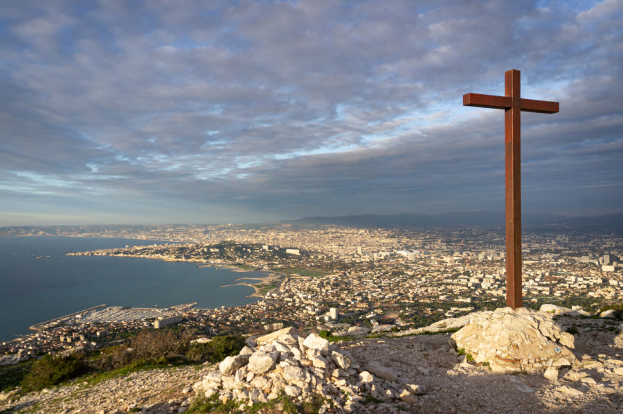 Vue sur Marseille depuis la Croix Pastré