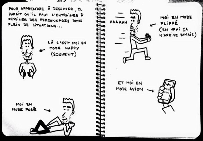 Débuts en dessin de Mi-raison