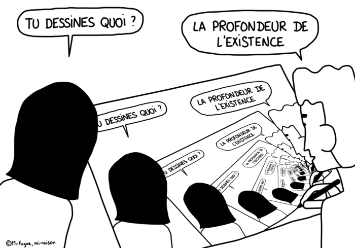 Dessin : mise en abyme philosophique