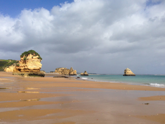 Plage d'Algarve au Portugal