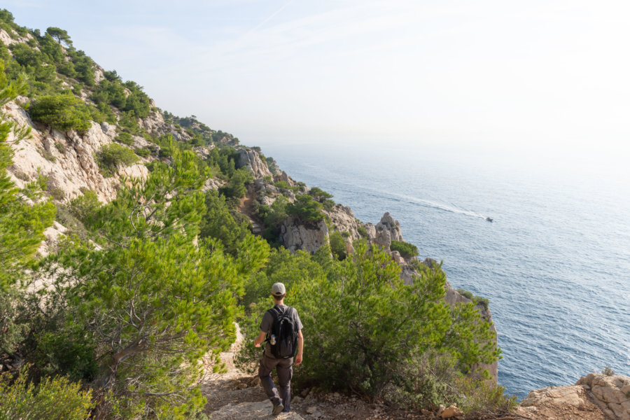 Randonnée sur la côte bleue à Niolon