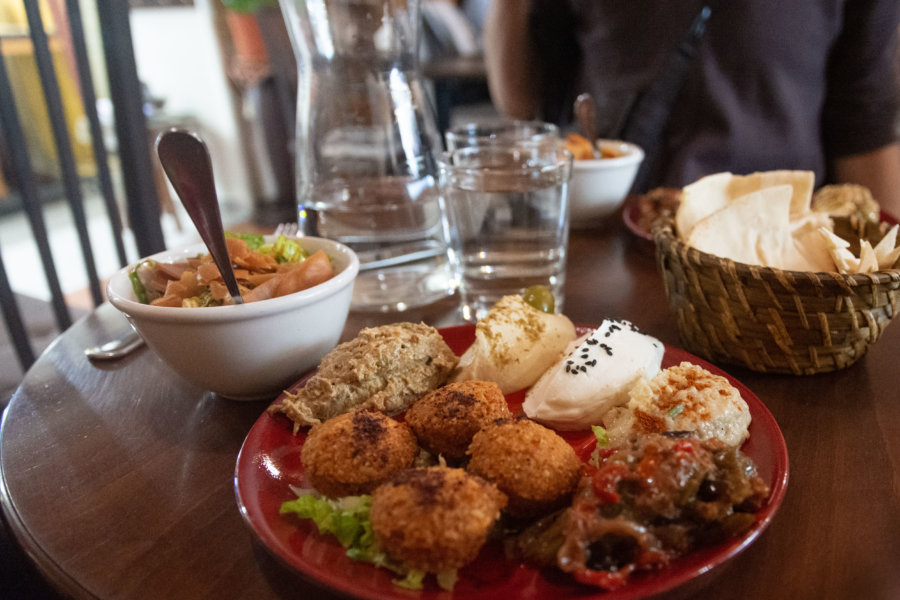 Plat végétarien chez Ashourya à Marseille