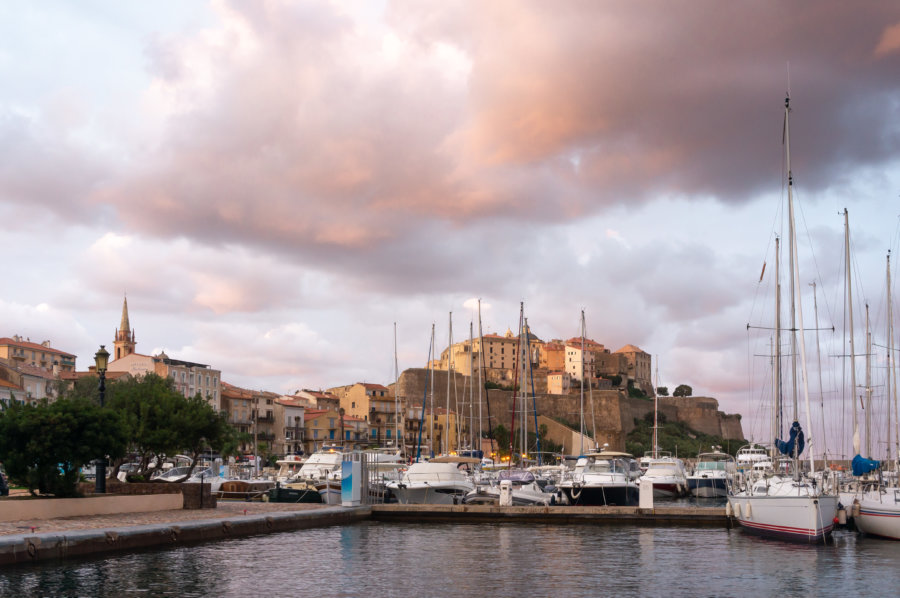 Ville de Calvi en Corse