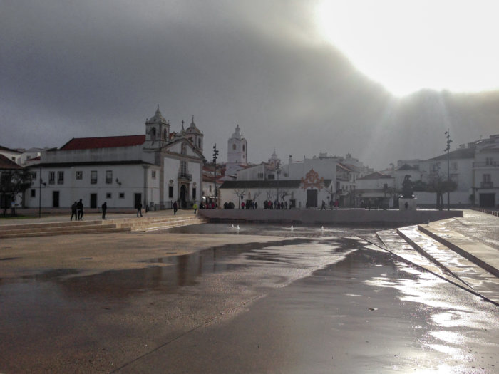 Ville de Lagos au Portugal l'hiver