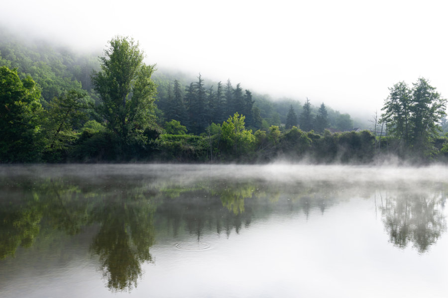 Brume sur le Lot