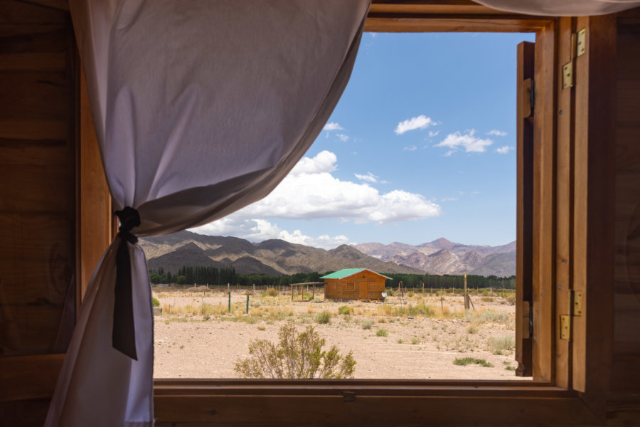 Cabane dans les Andes à Uspallata, Argentine