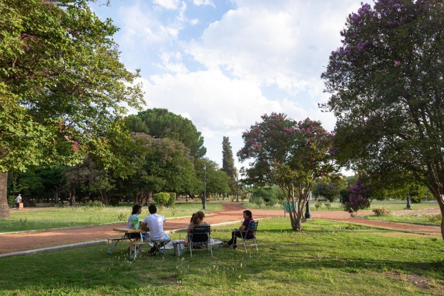 Pique-nique argentin à Mendoza