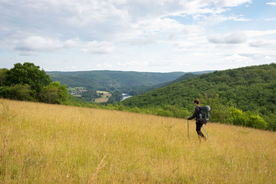 Randonnée dans les Causses du Quercy de Cahors à Saint-Cirq-Lapopie