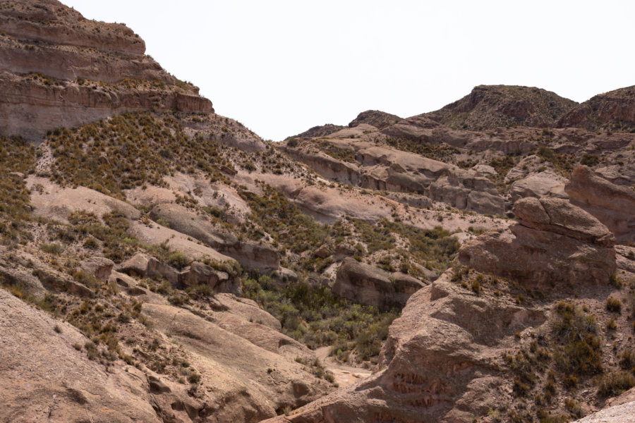 Rochers dans le canyon de l'Atuel à San Rafael