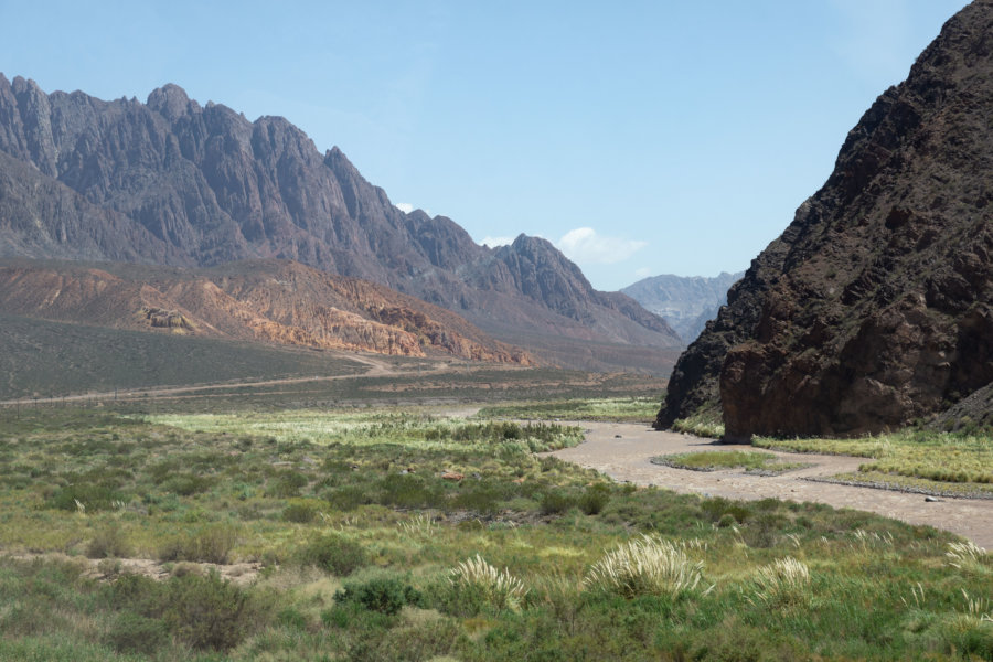 Paysages dans la région de Mendoza, Argentine