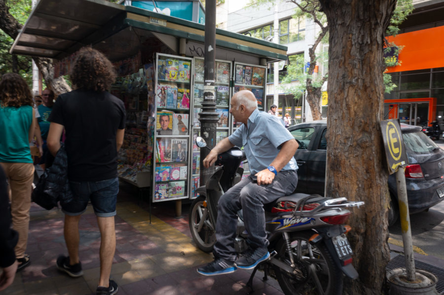 Rue de Mendoza en Argentine