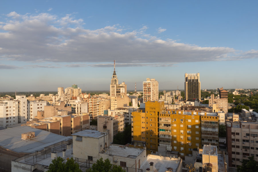 Vue panoramique sur Mendoza en Argentine