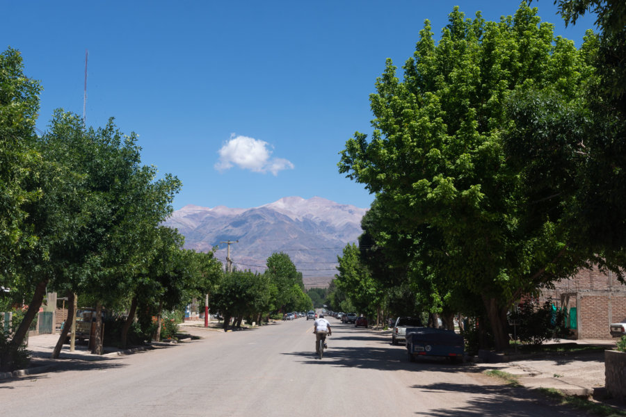 Ville d'Uspallata en Argentine