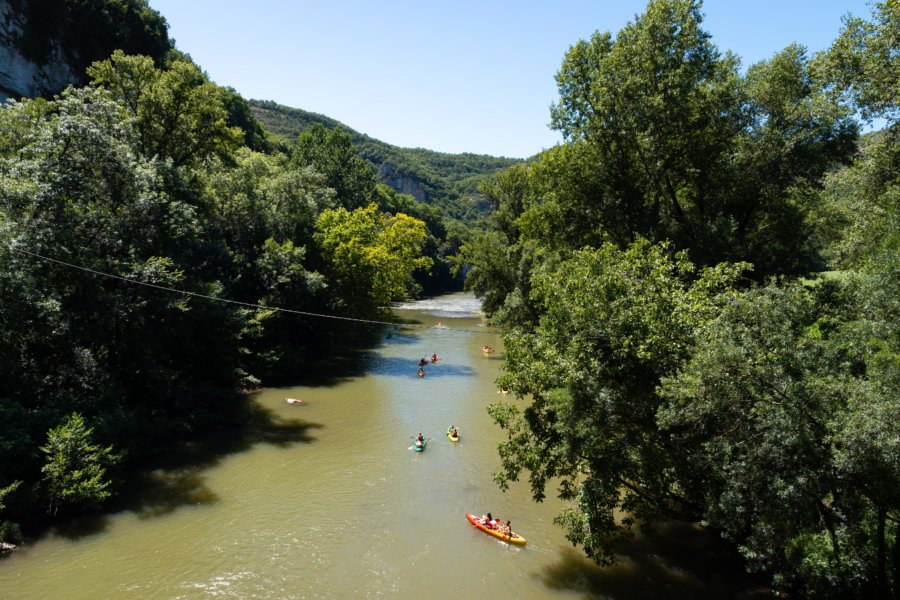 Canoë et kayak sur l'Aveyron à Saint-Antonin-Noble-Val