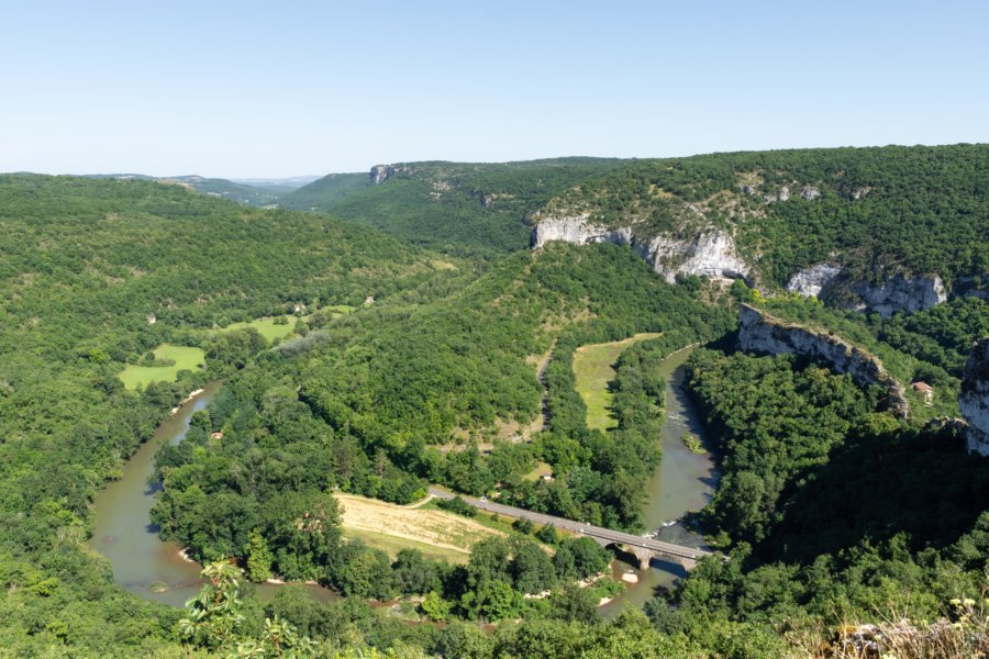 Cirque de Bône, gorges de l'Aveyron, Saint-Antonin-Noble-Val