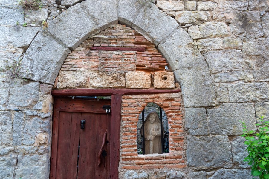 Vieille façade à Saint-Antonin-Noble-Val