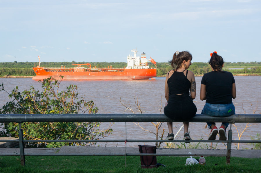 Parc près du fleuve Paraná à Rosario