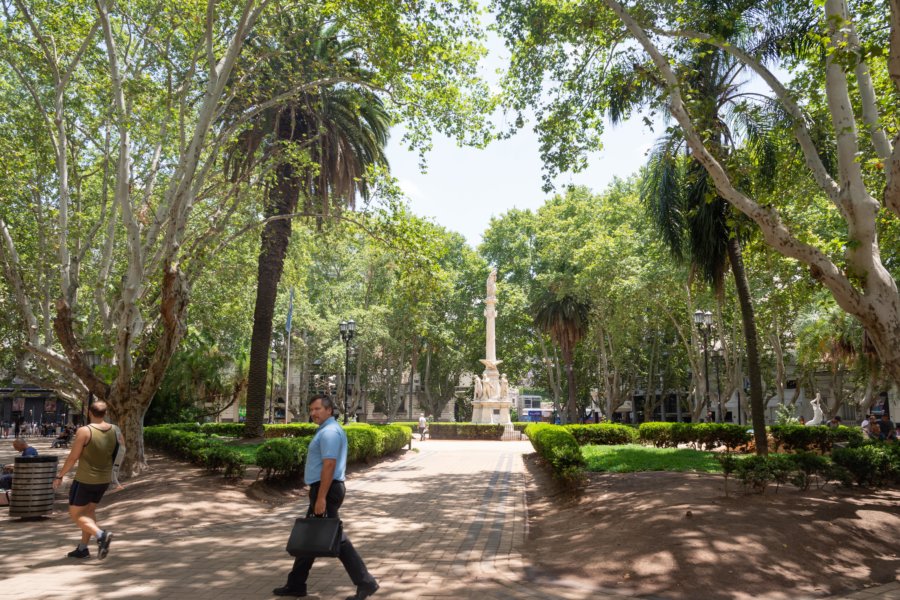 Parc au centre de Rosario, Argentine