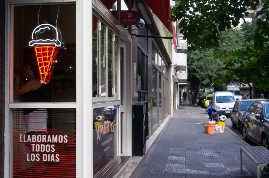 Vendeur de glaces à Rosario