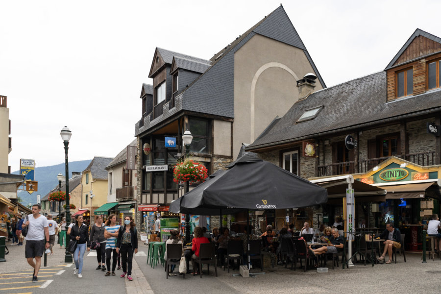 Centre-ville de Saint-Lary dans les Pyrénées