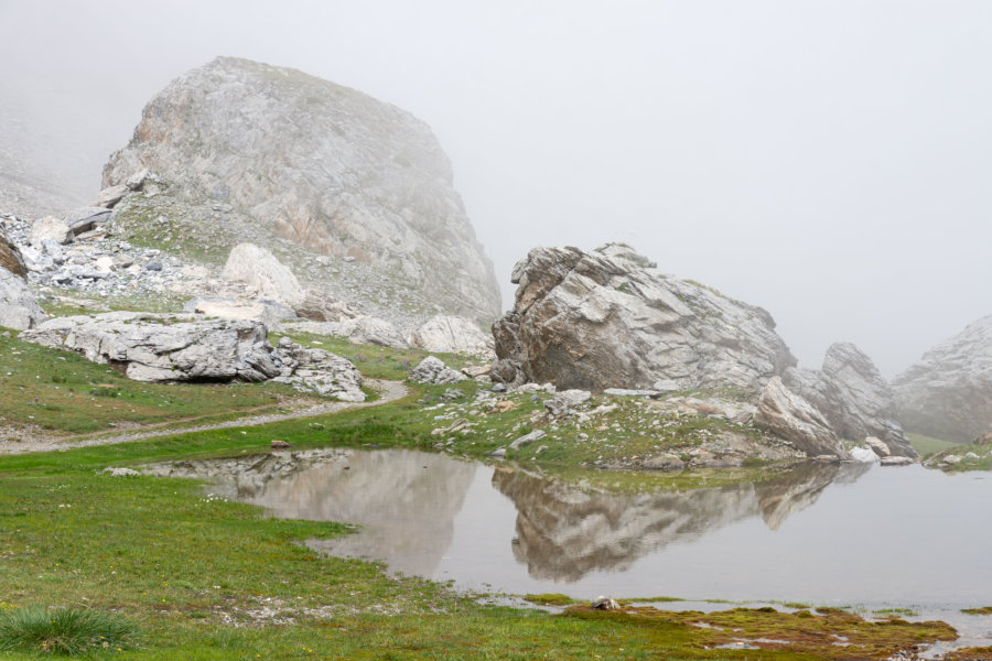 Randonnée au lac de Barroude dans les nuages