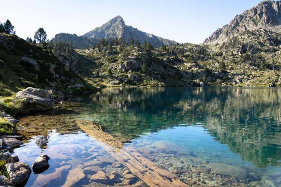 Lac de Bastan supérieur, réserve du Néouvielle