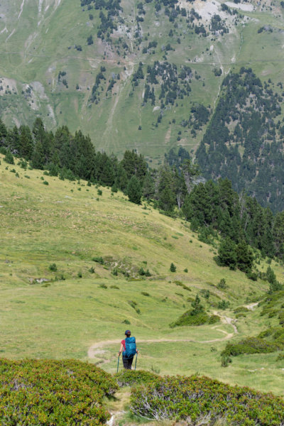 Randonnée dans les Pyrénées l'été