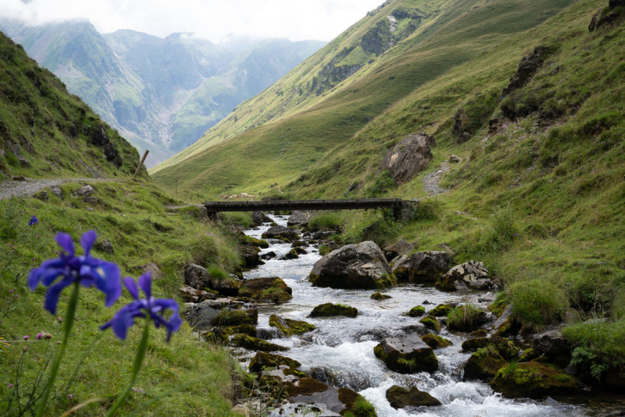 Rivière Neste dans la vallée de Gela