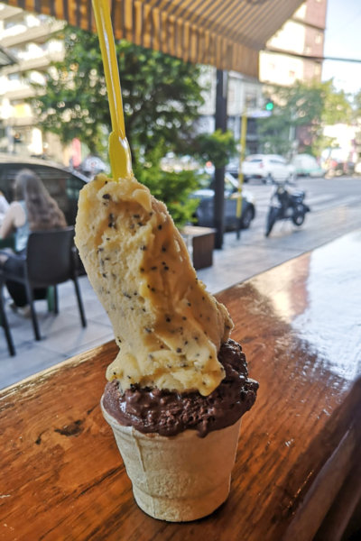 Enorme glace à Buenos Aires, Argentine