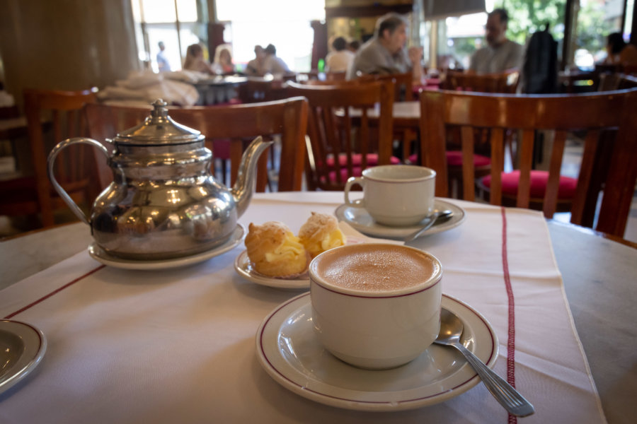 Goûter chez Las Violetas à Buenos Aires