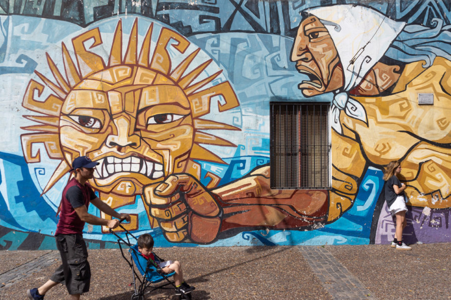 Street art à La Boca, Buenos Aires