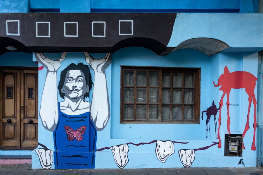 Peinture sur une maison à Palermo, Buenos Aires