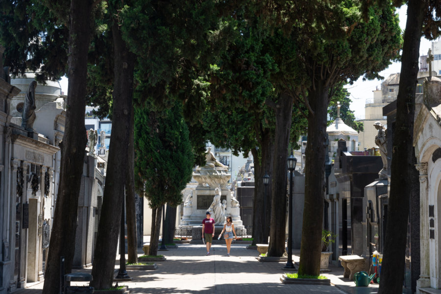 Cimetière de la Recoleta à Buenos Aires