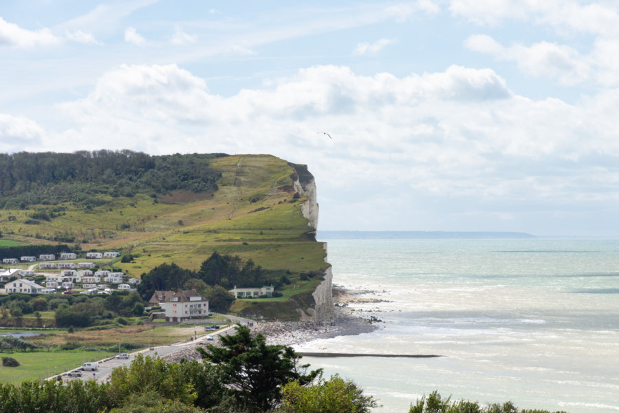 Falaises de Criel-sur-Mer en Normandie