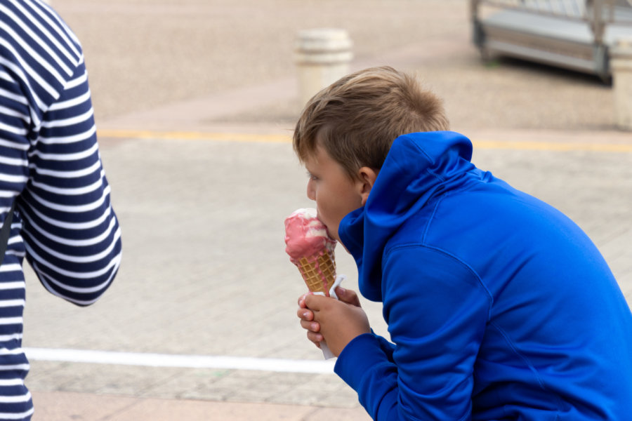 Enfants et glace