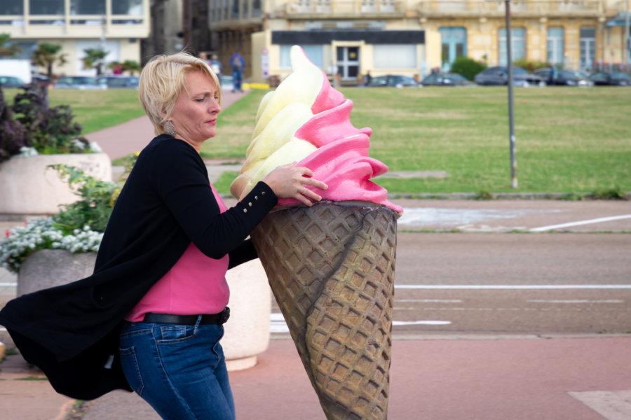 Glace géante à Dieppe