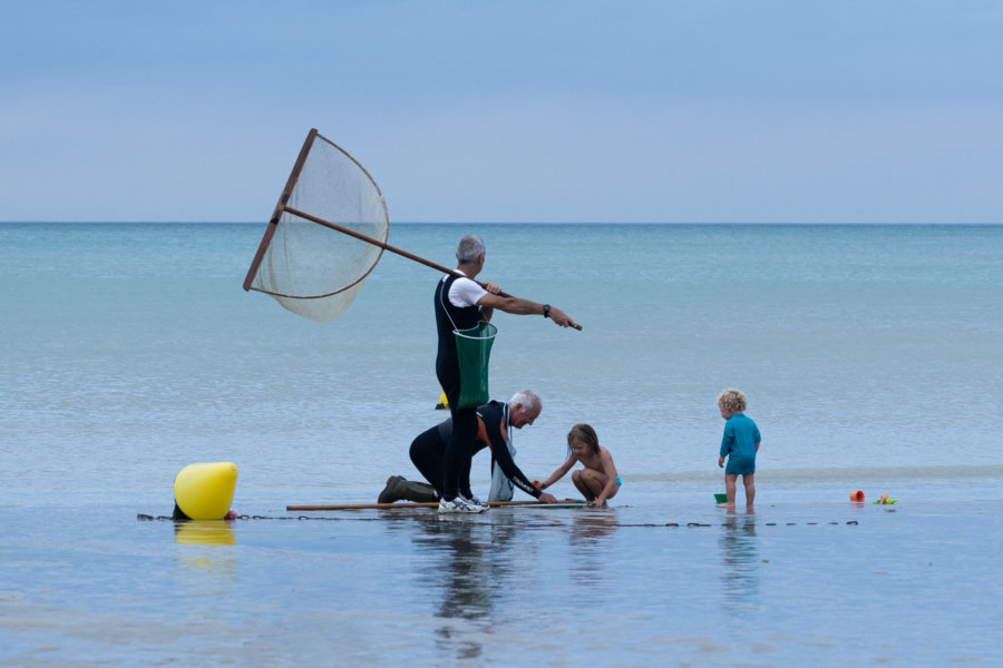 Pêche en famille à Veulettes-sur-Mer