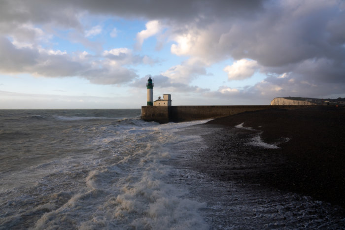 Phare du Tréport en Seine-Maritime