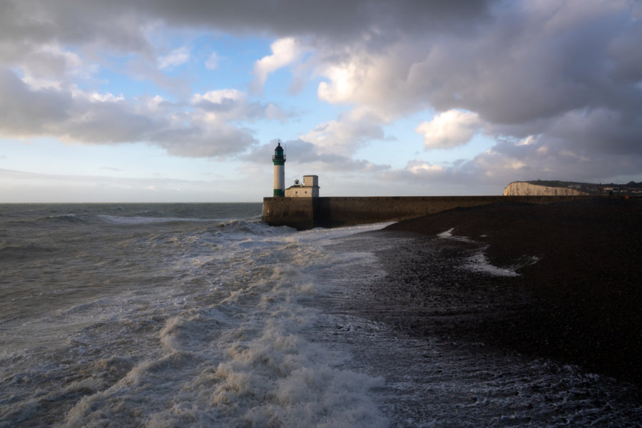 Phare du Tréport en Seine-Maritime